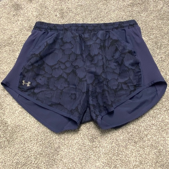 Blue Pattern Under Armour Shorts, S - Picture 1 of 9